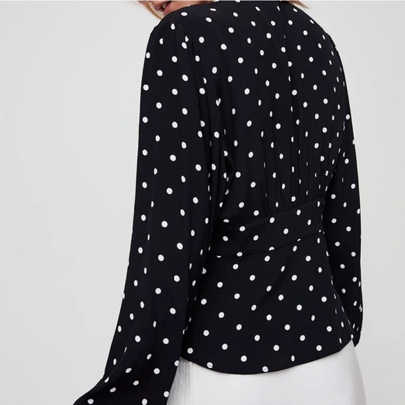 Wilfred Polka Dot Prairie Blouse - Picture 3 of 9